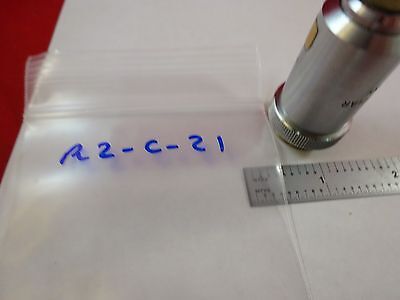 MIKROSKOPTEIL OBJEKTIV LEITZ GERMANY 40X OPTICS AS IS BIN#R2-C-21