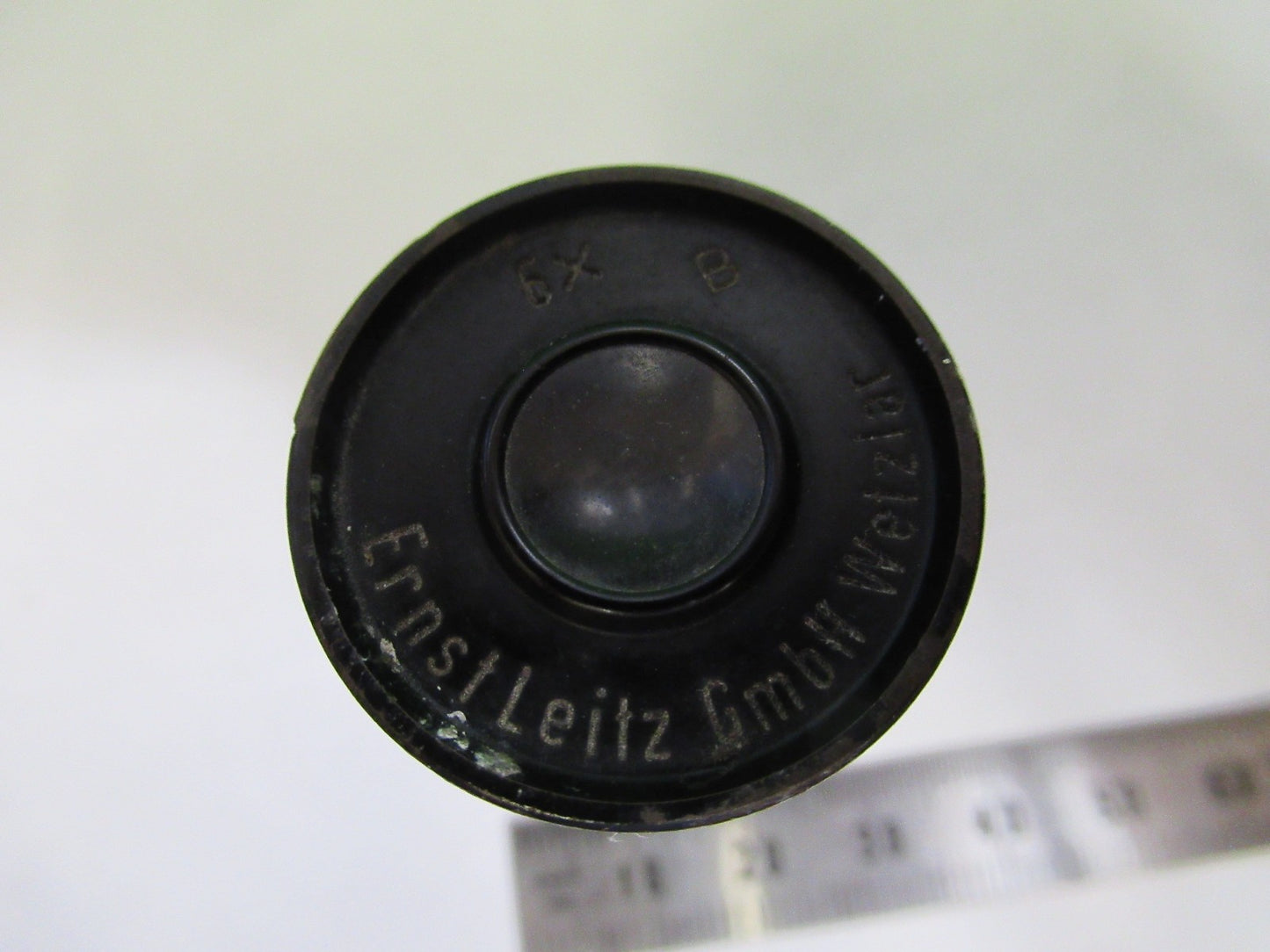 ERNST LEITZ GERMANY 6X OCULAR EYEPIECE LENS MICROSCOPE PART AS PICTURED Y3-B-20