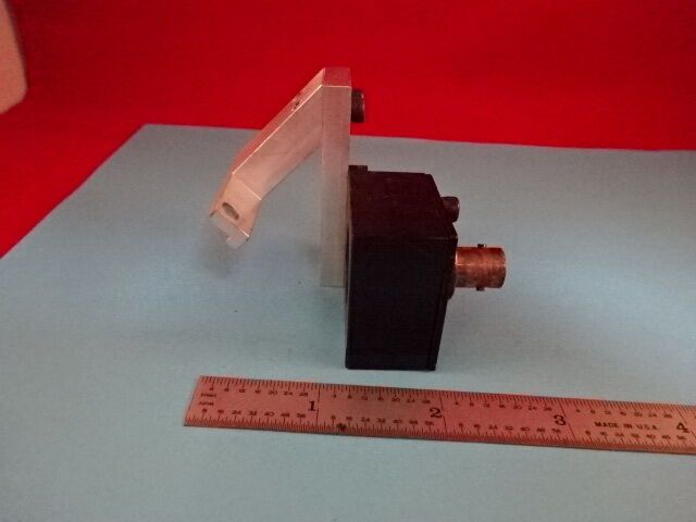 OPTISCHER SENSOR DIFFUSOR FENSTER BNC + HALTERUNG LASEROPTIK WIE BESEHEN #65-A-13