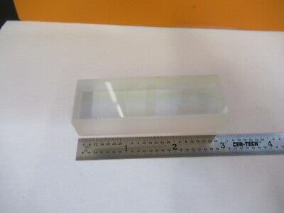 OPTICAL GLASS BAR 3/4" x 1" x 3" OPTICS AS PICTURED &5K-A-37