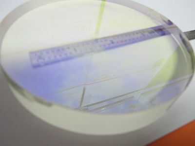 FÜR TEILE OPTISCHES BESCHICHTETES GLAS [Kratzer + Fehlstellen auf der Beschichtung] OPTICS BIN#45-10