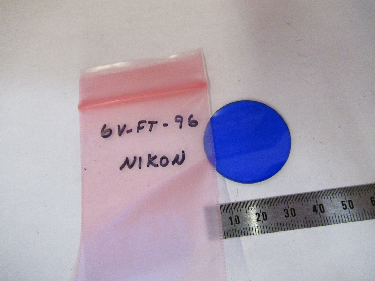 Nikon Japan Blue Glass Filter Lens Microscope Part
