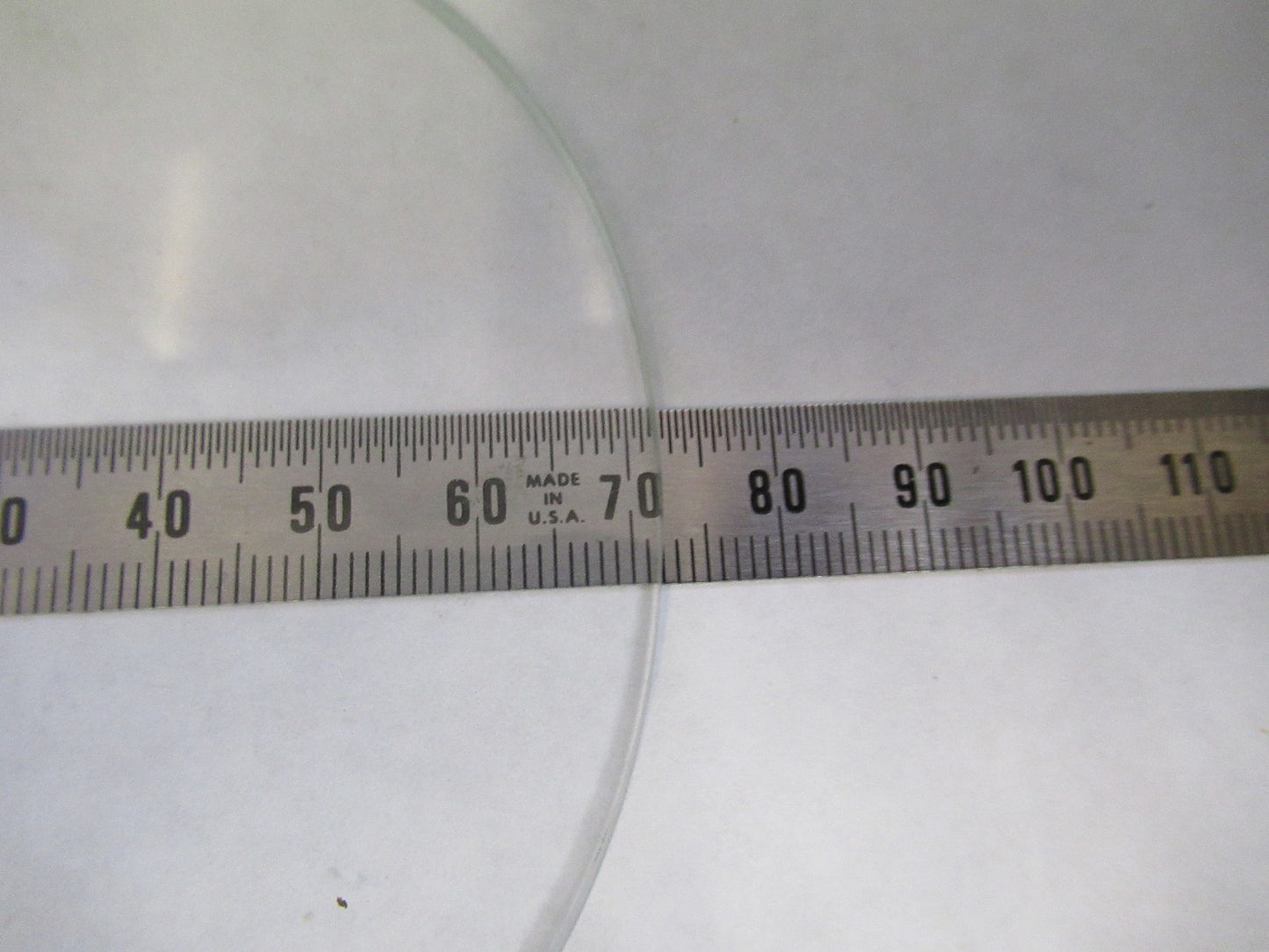 ZEISS GERMANY GLASS FROSTED FILTER DIFFUSER MICROSCOPE PART AS PICTURED V8-B-34