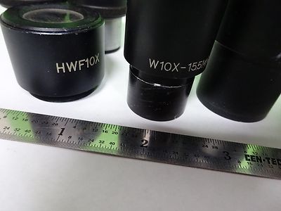 FOR PARTS MICROSCOPE OCULAR EYEPIECES OPTICS AS IS BIN#Y2-20