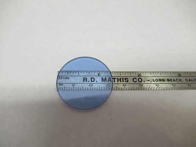 Wild M20 Heerbrugg Swiss Blue Filter Glass Microscope Part Optics