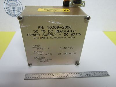 POWER SUPLLY DC AVIONICS HARRIS GRC-206 #B5-T-95