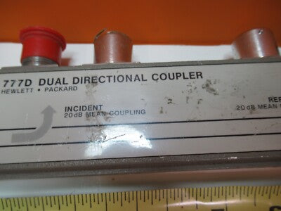 HP AGILENT 777D 4 GHz DIRECTIONAL COUPLER EMI TEST RF MICROWAVE AS PIC &17-B-08