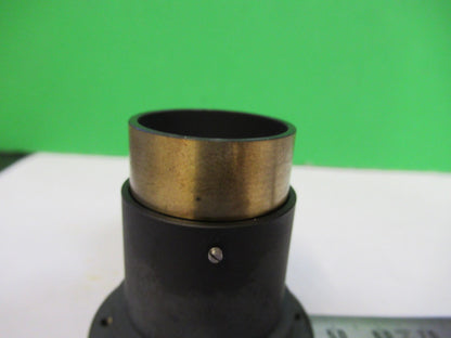 ZEISS GERMANY BRASS MOUNTED LENS OPTICS MICROSCOPE PART AS PICTURED U8-B-15
