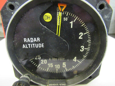 Bendix King Radar Altitude 066-3054-01 Indicator Aircraft