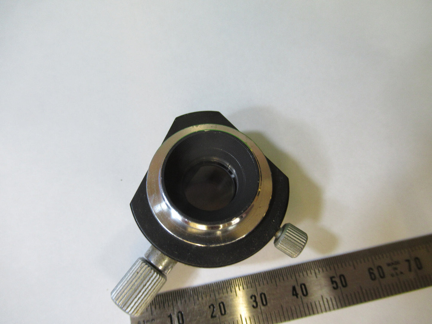 OLYMPUS JAPAN NOMARSKI DIC PRISM MPLAN 5 MIKROSKOPTEIL WIE ABGEBILDET &amp;22-A-06 