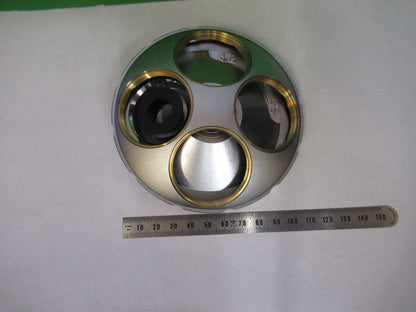 MITUTOYO ULTRAPLAN 378-013 nosepiece quad 38mm MICROSCOPE PART U8-B-07