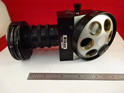 MICROSCOPE PART NIKON JAPAN METAPLAN VERTICAL ILLUMINATOR OPTICS  AS IS #N9-A-06