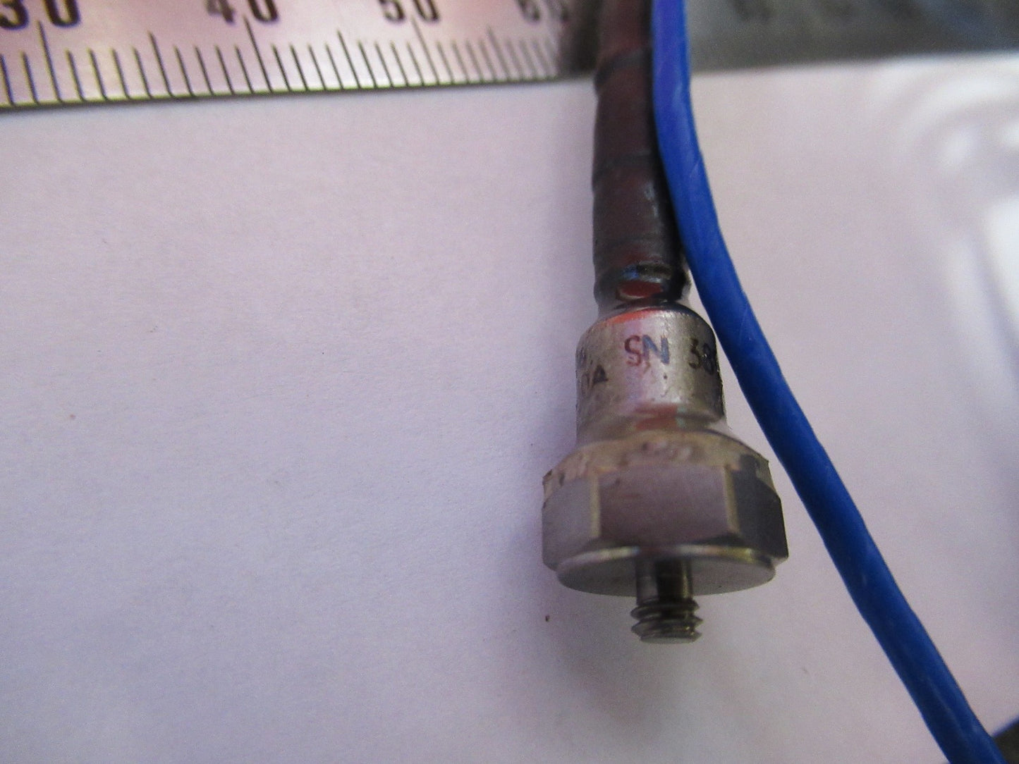 PCB PIEZOTRONICS CUSTOM ACCELEROMETER VIBRATION SENSOR + integral cable  T7-A-33