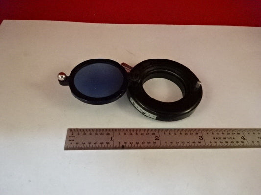 Microscope Part Carl Zeiss AG Germany Diaphragm Iris + Filter Optics