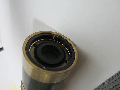 MIKROSKOPTEIL LEITZ MESSINGLINSE TELESKOPBAUGRUPPE OPTIK WIE BESEHEN BIN#H8-15
