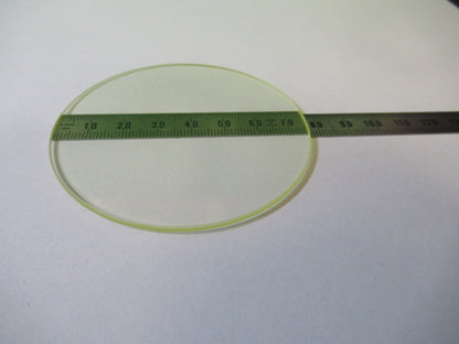Optical Yellowish Glass Window Mil Spec Laser Optics