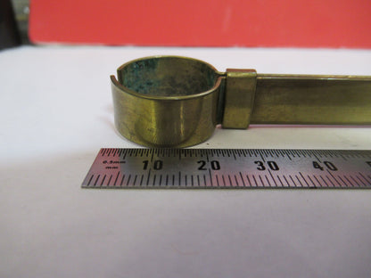 Antique Brass UK Beck Metal Holder Microscope Part