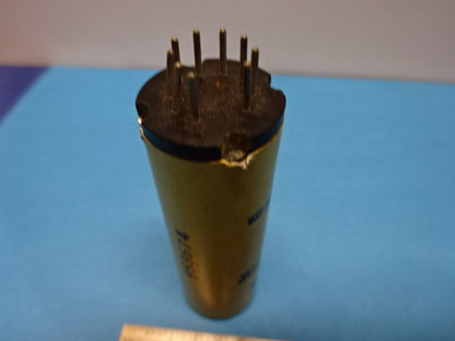 Vintage Quartz Resonator Salford England Frequency Control 1 MHz