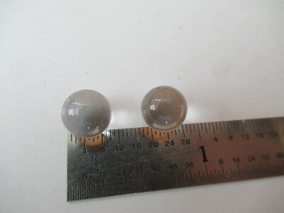 Optical Lot 2 Ea BK7 Glass Spheres Lenses Laser Pro Optics