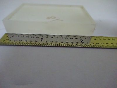 OPTICAL DIFFUSER [one side polished] GLASS SLAB LASER OPTICS  BIN#W5-A-27