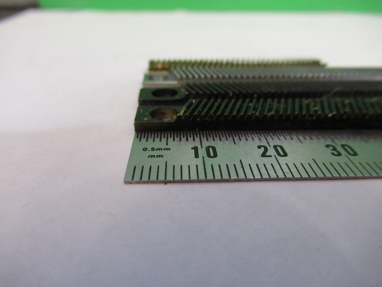 LOT 4 PIECES RACK GEAR BAUSCH LOMB AO SPENCER MICROSCOPE PART AS PICTURE U8-A-39