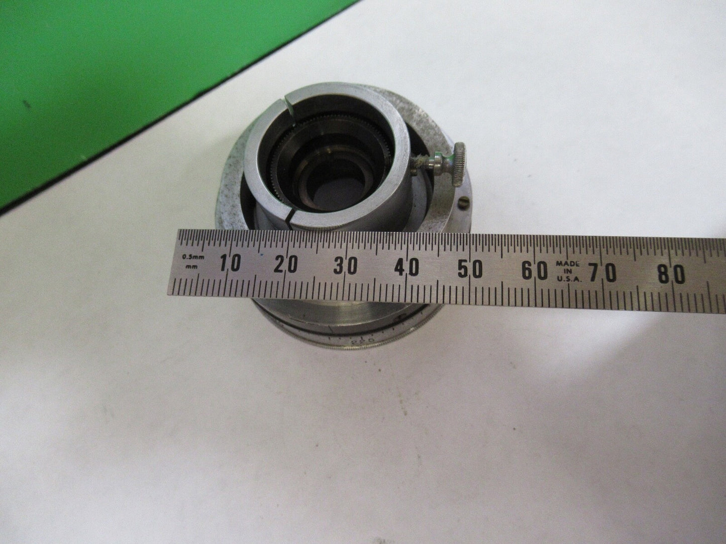 ANTIQUE BAUSCH LOMB POL CONDENSER POLARIZER MICROSCOPE PART AS PICTURED Z7-FT-96
