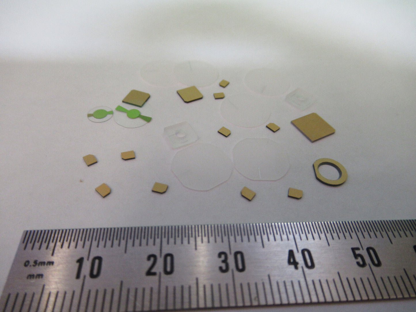 Lot Blanks Piezoelectric Quartz Crystal X-y-cut Gold Coated Piezo Sensor