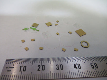 Lot Blanks Piezoelectric Quartz Crystal X-y-cut Gold Coated Piezo Sensor