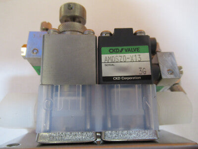 CKD AMDSZ0-X13 VALVE ASSEMBLY VALVES NICE AS PICTURED R5-A-53