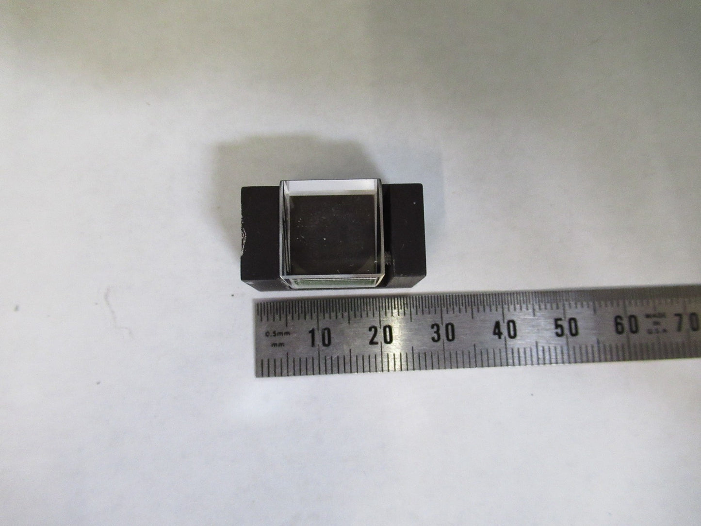AUS JENA GERMANY GLASS PRISM MOUNTED OPTICS MICROSCOPE PART AS PICTURED T2-A-32