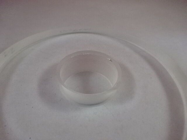 OPTISCHE RUNDE PL-CX PLANO-KONVEX-DONUT-LINSE [Chips] LASEROPTIK WIE BESEHEN #Y7-H-81