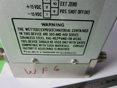 VACUUM GENERAL ULTRAFLOW VALVE GAS 500 PSI SEMICONDUCTOR NANOLAB BIN #34