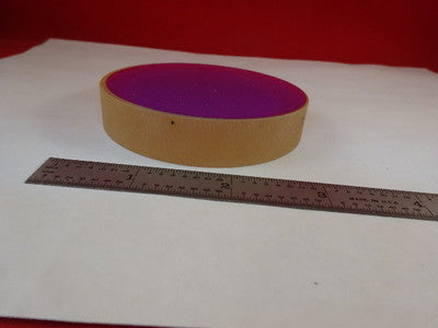 Optical Zerodur Coated Flat Zygo 1/10 Wave 3" Diameter Laser Optics