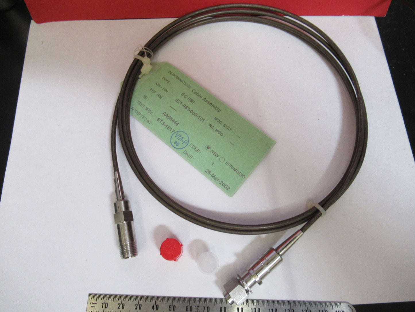 MEGGITT VIBRO-METER CABLE 921-069-000-101 HIGH TEMP SENSOR AS PICTURED Y5-A-32