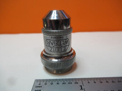 Antique Ernst Leitz Objective 10X Optics Microscope Part