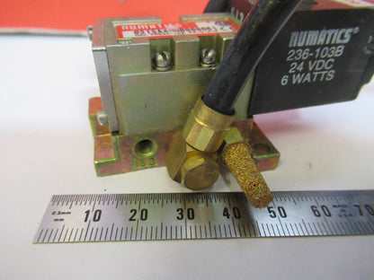 NUMATICS AIR VALVES ASSEMBLY SOLENOID 24V 236-103B PICTURED G4-A-20