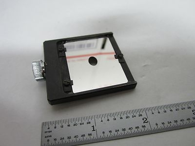 MICROSCOPE PART OLYMPUS JAPAN METALLIC MIRROR OPTICS AS IS BIN#N9-12