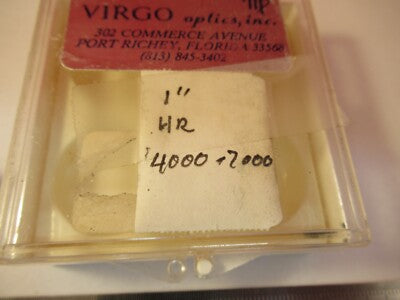Virgo Optical Flat Lens Wavelength 400-700nm Laser Optics