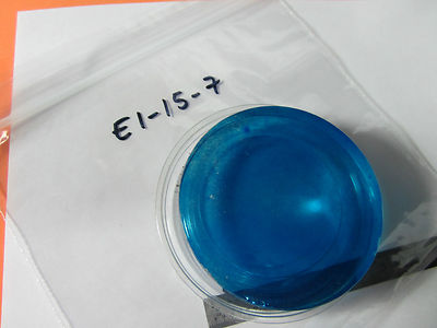 Optical Flat chipped on edge Covered in Protective Coat Optics