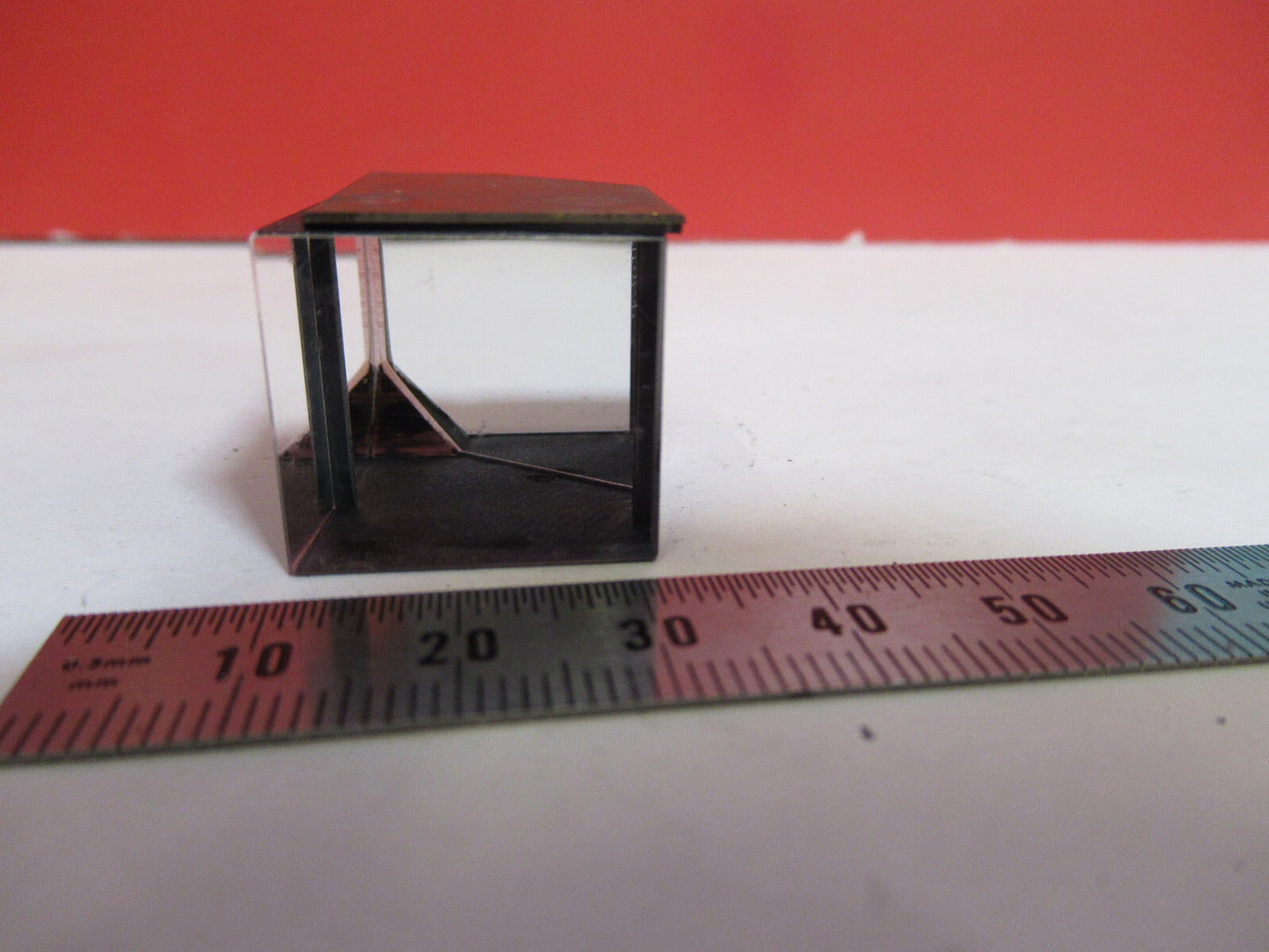 KYOWA JAPAN HEAD GLASS PRISM OPTICS MICROSCOPE PART AS PICTURED T9-A-56