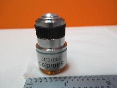 AMSCOPE OBJECTIVE 40X MICROSCOPE PART OPTICS AS PICTURED &FT-5-38