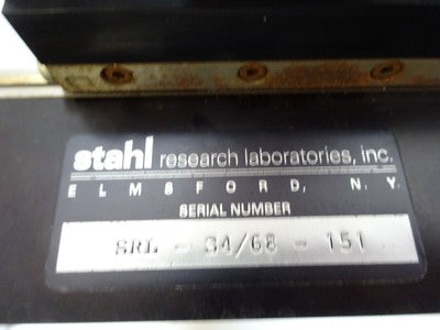 Microscope Stage Micrometer Table Stahl Srl AS IS