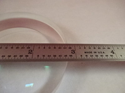 LARGE LENS CONVEX CONCAVE VERY NICE OPTICAL LASER OPTICS AS PICTURED &67-A-05