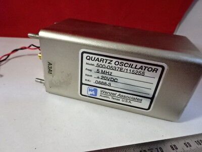 WENZEL MITEQ 5 MHz LOW PHASE NOISE QUARTZ OSCILLATOR FREQUENCY STANDARD #6V-A-33