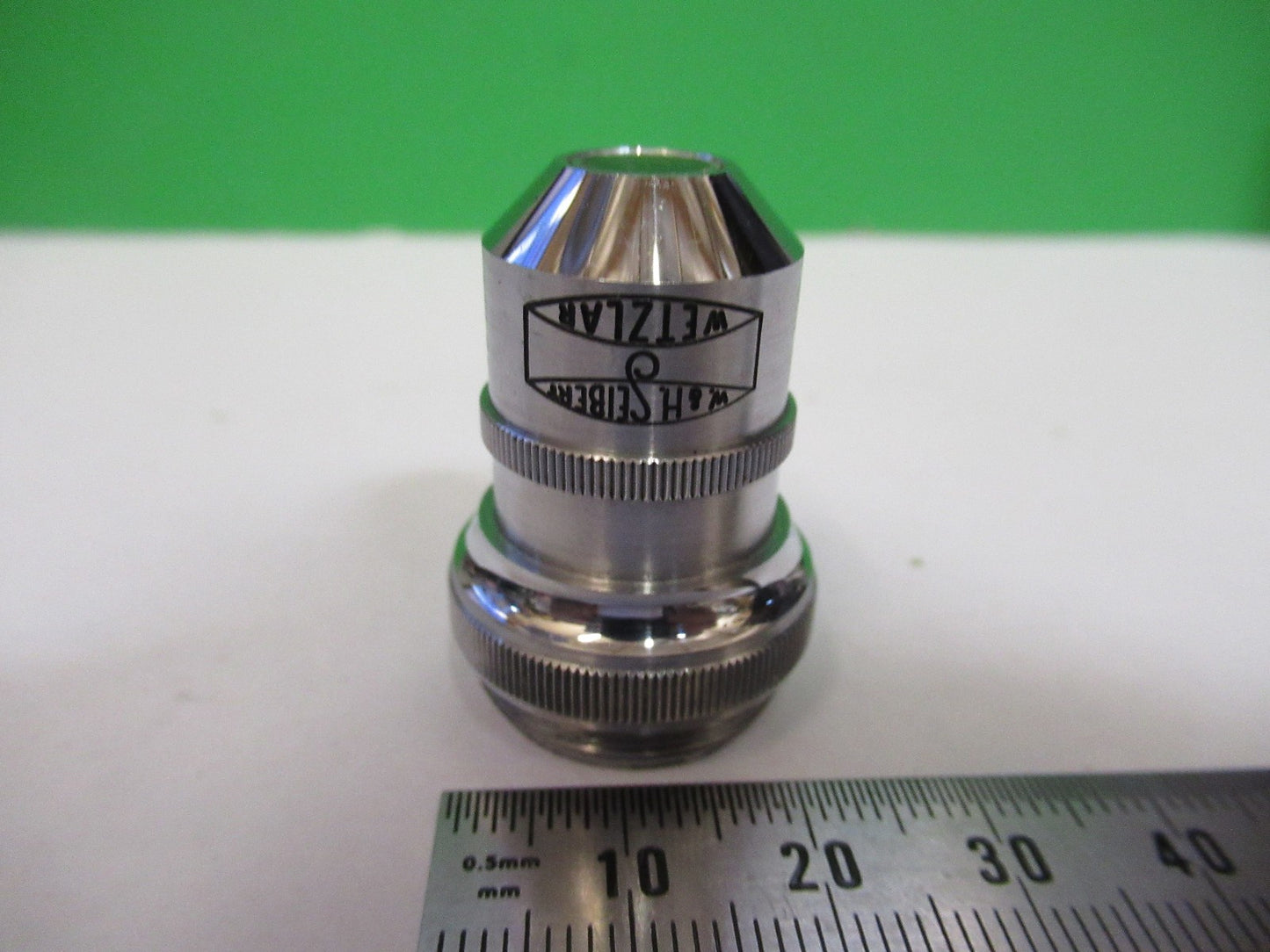 SEIBERT WETZLAR 8X GERMANY OBJECTIVE LENS MICROSCOPE PART AS PICTURED U9-A-16