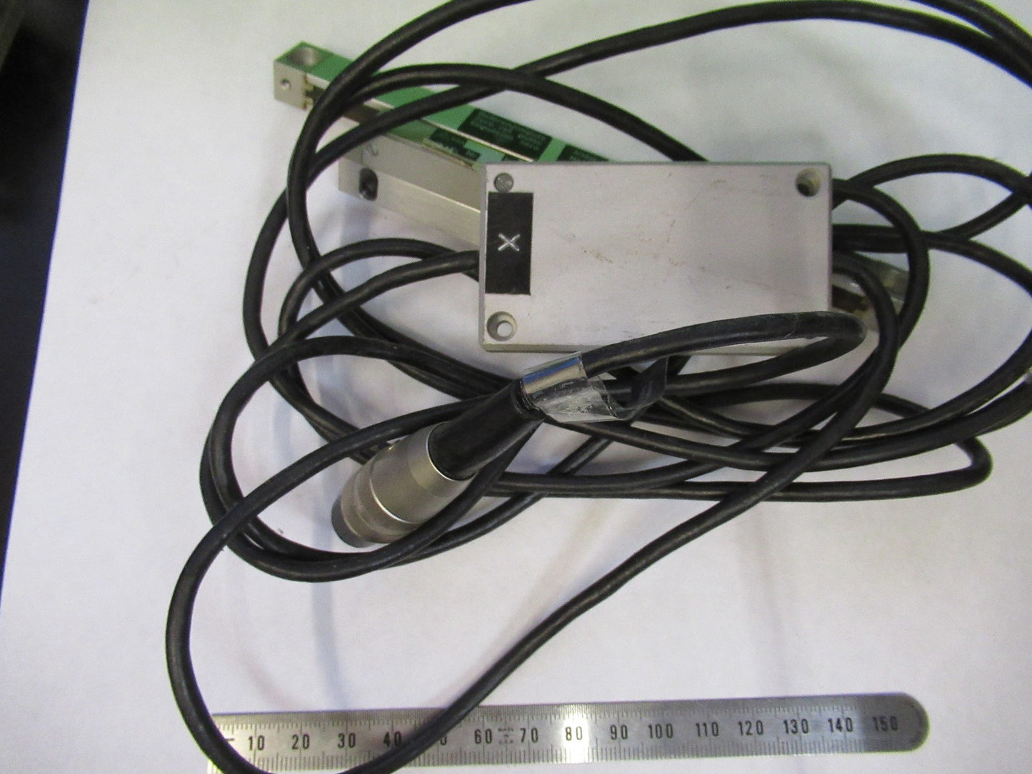 RSF GERMANY POSITIONING SENSOR STAGE MICROSCOPE PART AS PICTURED V8-B-36
