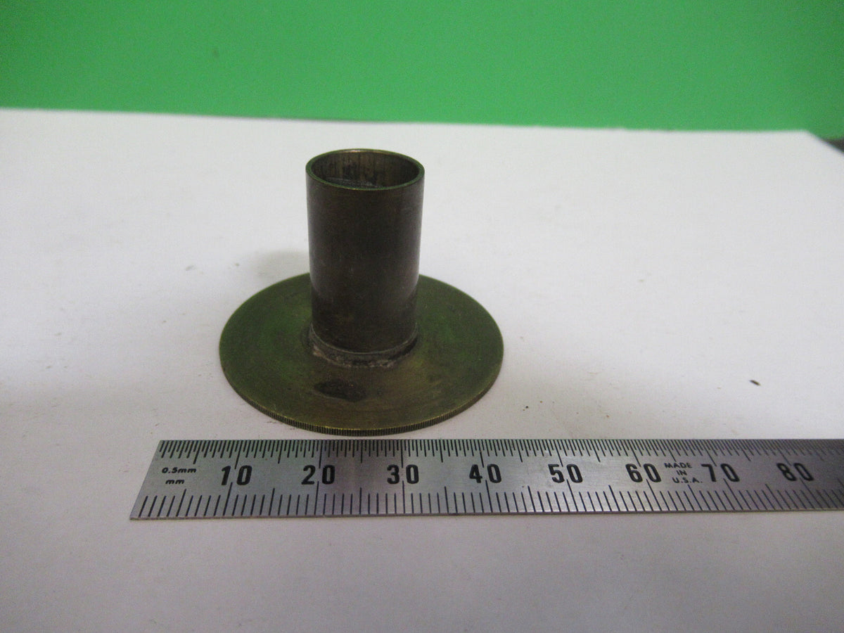 Antique Brass Bausch & Lomb Pol Polarizer Microscope Part