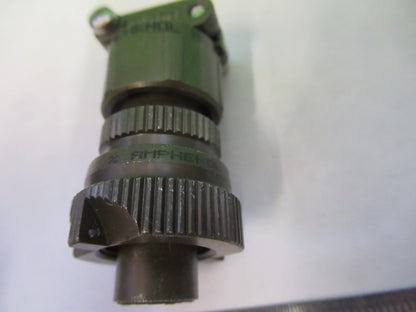 AMPHENOL MS3106A10SL-4S MIL SPEC TWO PINS for ACCELEROMETER AS PIC G3-FT-97