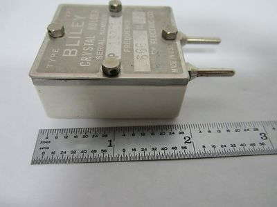 VINTAGE WWII BLILEY VP5 QUARTZ CRYSTAL FREQUENCY CONTROL HAM RADIO BIN#L7-29