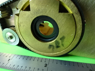 MICROSCOPE PART REICHERT POLYLITE ELECTRIC IRIS DIAPHRAGM OPTICS #84-A-21